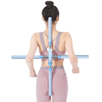 Ingrijire personala si Cosmetice - Sanatate si wellness - Aparate medicale - Suporturi ortopedice si orteze - Dispozitiv corectare postura, indreptare spate si coloana de tip bastoane yoga cu design retractabil adulti si copii, albastru - Infinity.ro