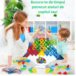 Jucarii, Copii si Bebe - Jucarii si jocuri - Jocuri si puzzle - Jocuri de societate - Joc de societate tip Tetris, Tetra Tower, constructie si echilibru, pentru copii si adulti, 2-4 jucatori, 32 piese - Infinity.ro