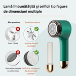 Market - Spalare si intretinere rufe - Produse intretinere textile - Intretinere textile - Aparat de curatat scame cu rola adeziva incorporata pentru indepartarea firelor de praf de pe haine, reincarcabila Verde - Infinity.ro
