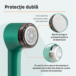 Market - Spalare si intretinere rufe - Produse intretinere textile - Intretinere textile - Aparat de curatat scame cu rola adeziva incorporata pentru indepartarea firelor de praf de pe haine, reincarcabila Verde - Infinity.ro