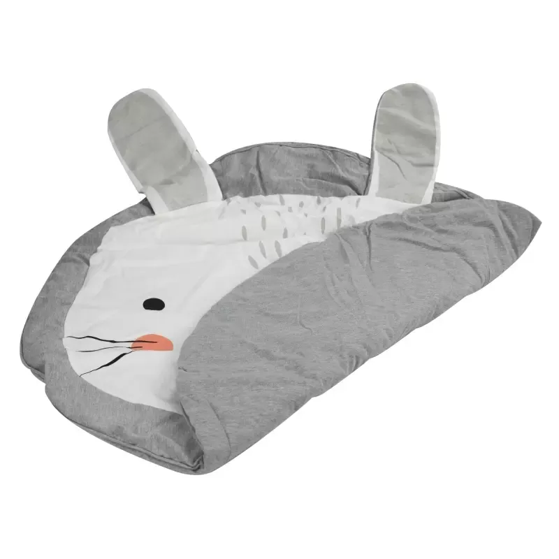 Casa si Gradina - Mobilier - Mobilier copii - Saltele patut copii - Saltea de joaca pentru bebelusi, model iepuras, 85 cm,Gonga® Gri - Infinity.ro