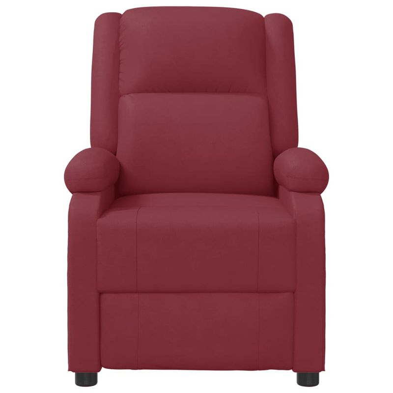 Casa si Gradina - Mobilier - Scaune si fotolii - Fotolii - Fotoliu rabatabil, rosu vin, piele ecologica - Infinity.ro