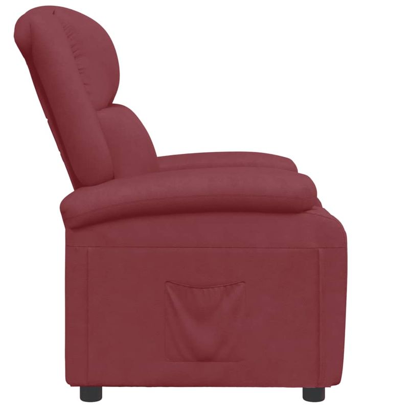 Casa si Gradina - Mobilier - Scaune si fotolii - Fotolii - Fotoliu rabatabil, rosu vin, piele ecologica - Infinity.ro