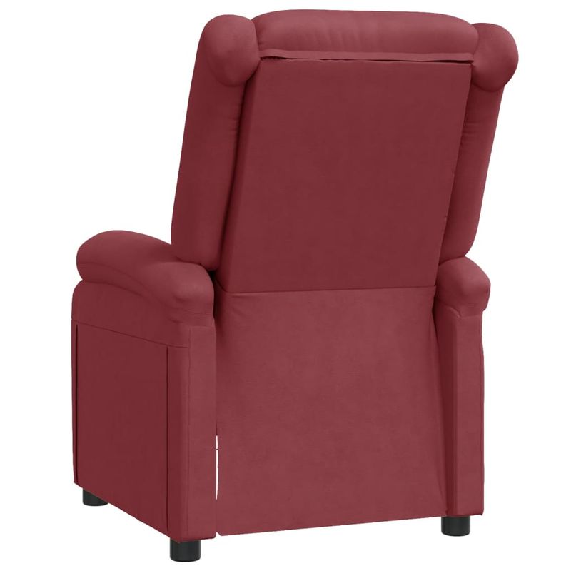 Casa si Gradina - Mobilier - Scaune si fotolii - Fotolii - Fotoliu rabatabil, rosu vin, piele ecologica - Infinity.ro