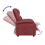 Casa si Gradina - Mobilier - Scaune si fotolii - Fotolii - Fotoliu rabatabil, rosu vin, piele ecologica - Infinity.ro