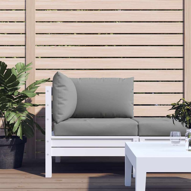 Casa si Gradina - Gradina si terasa - Mobilier exterior - Perne decorative exterior - Perne pentru canapea din paleti, 3 buc., gri, material textil - Infinity.ro
