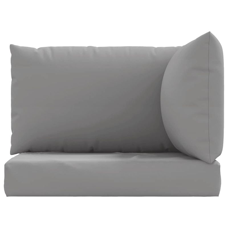 Casa si Gradina - Gradina si terasa - Mobilier exterior - Perne decorative exterior - Perne pentru canapea din paleti, 3 buc., gri, material textil - Infinity.ro