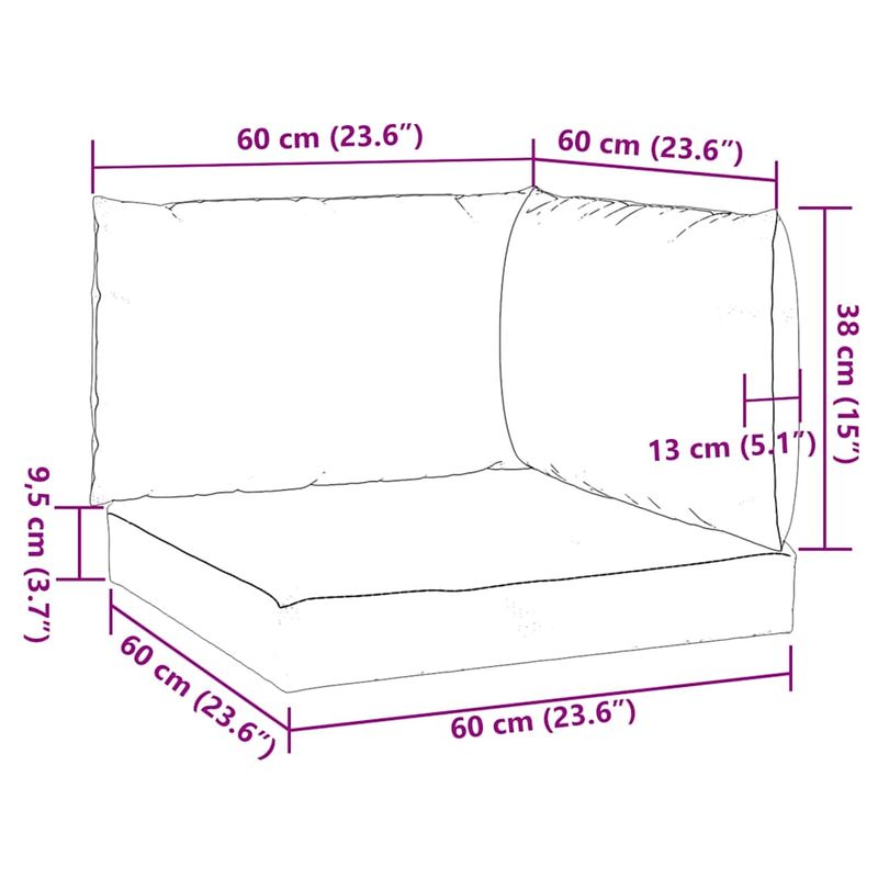 Casa si Gradina - Gradina si terasa - Mobilier exterior - Perne decorative exterior - Perne pentru canapea din paleti, 3 buc., gri, material textil - Infinity.ro