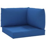 Casa si Gradina - Gradina si terasa - Mobilier exterior - Perne decorative exterior - Perne pentru canapea din paleti, 3 buc., albastru, textil - Infinity.ro