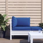 Casa si Gradina - Gradina si terasa - Mobilier exterior - Perne decorative exterior - Perne pentru canapea din paleti, 3 buc., albastru, textil - Infinity.ro