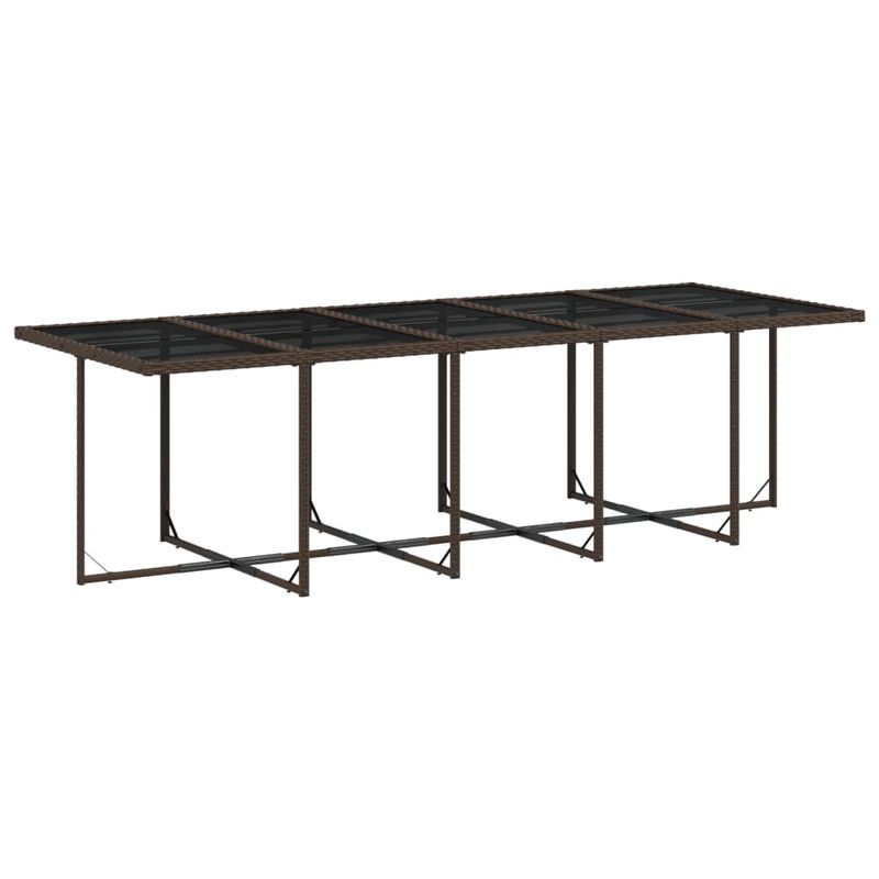 Casa si Gradina - Gradina si terasa - Mobilier exterior - Seturi mobila gradina - Set mobilier de gradina cu perne, 15 piese, maro, poliratan - Infinity.ro