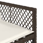 Casa si Gradina - Gradina si terasa - Mobilier exterior - Seturi mobila gradina - Set mobilier de gradina cu perne, 15 piese, maro, poliratan - Infinity.ro