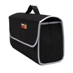 Auto si Moto - Piese auto si accesorii - Interior auto - Accesorii interior - Organizator portbagaj Linomag®, Prevazut cu banda velcro pentru fixare, 50x24x17cm, Negru - Infinity.ro