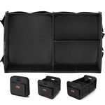 Auto si Moto - Piese auto si accesorii - Interior auto - Accesorii interior - Organizator portbagaj auto, Linomag®, Impermeabil, Pliabil, Spatios, Negru, 58 x 37 x 32 cm - Infinity.ro