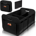 Auto si Moto - Piese auto si accesorii - Interior auto - Accesorii interior - Organizator portbagaj auto, Linomag®, Impermeabil, Pliabil, Spatios, Negru, 58 x 37 x 32 cm - Infinity.ro