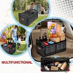 Auto si Moto - Piese auto si accesorii - Interior auto - Accesorii interior - Organizator portbagaj auto, Linomag®, Impermeabil, Pliabil, Spatios, Negru, 58 x 37 x 32 cm - Infinity.ro