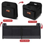 Auto si Moto - Piese auto si accesorii - Interior auto - Accesorii interior - Organizator portbagaj auto, Linomag®, Impermeabil, Pliabil, Spatios, Negru, 58 x 37 x 32 cm - Infinity.ro