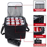 Auto si Moto - Piese auto si accesorii - Interior auto - Accesorii interior - Organizator portbagaj auto & Lada frigorifica, Linomag®, Impermeabil, Pliabil, Multifunctional, Negru, 90x35x30cm - Infinity.ro