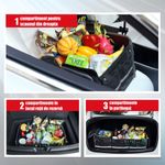 Auto si Moto - Piese auto si accesorii - Interior auto - Accesorii interior - Organizator portbagaj auto & Lada frigorifica, Linomag®, Impermeabil, Pliabil, Multifunctional, Negru, 90x35x30cm - Infinity.ro