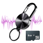 TV, Audio-Video si Foto - Portabile audio - Reportofoane - Reportofon spion tip breloc, S25, baterie 120 mAh, autonomie 25 h, MP3 player, inregistrare cu activare vocala - Infinity.ro