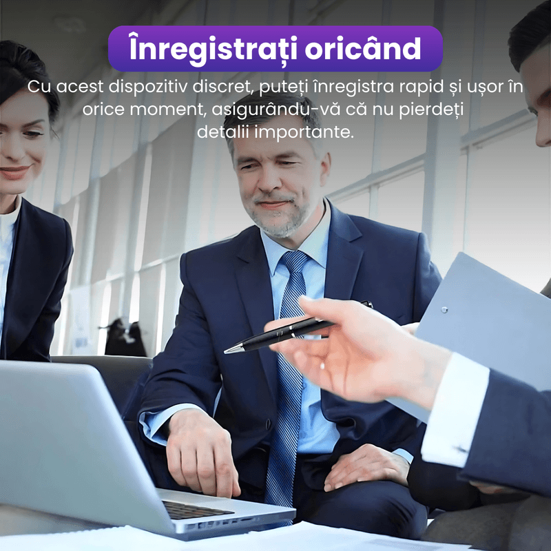 TV, Audio-Video si Foto - Portabile audio - Reportofoane - Pix cu microfon ascuns, activare vocala, MP3 Player, negru - 64 GB - Infinity.ro