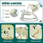 Jucarii, Copii si Bebe - Carucioare si articole de transport - Premergatoare - Balansoar 5 in 1 Linomag®, Scaun masa, Carucior, Masuta, Spatar rabatabil, Jucarii, 0-36 luni, Verde - Infinity.ro