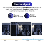 Casa si Gradina - Electrice - Smart Home - Camere de supraveghere - Camera de supraveghere 2 MP HD, PTZ, vedere nocturna color, WIFI, detectie forma umana, microfon incorporat - Infinity.ro