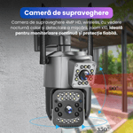 Casa si Gradina - Electrice - Smart Home - Camere de supraveghere - Camera de supraveghere 4MP, PTZ, comunicare bidirectionala, unghi larg, vedere nocturna color, senzor CMOS, zoom X10 - Infinity.ro