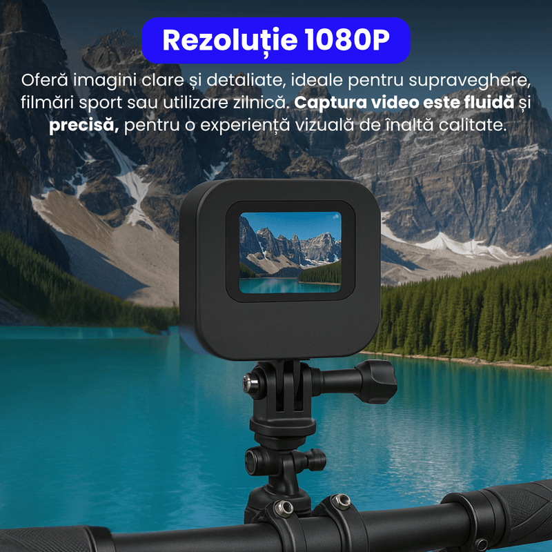 TV, Audio-Video si Foto - Camere video - Camere video profesionale - Mini camera video corporala 1080P cu viziune nocturna, body cam, clip rotativ 180°, montare magnetica, card microSD 32BG - Infinity.ro