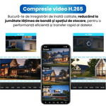 Casa si Gradina - Electrice - Smart Home - Camere de supraveghere - Camera de supraveghere, Q6, 12MP, panou solar integrat, conexiune 4G si Wi-Fi, slot SIM, viziune nocturna - Infinity.ro