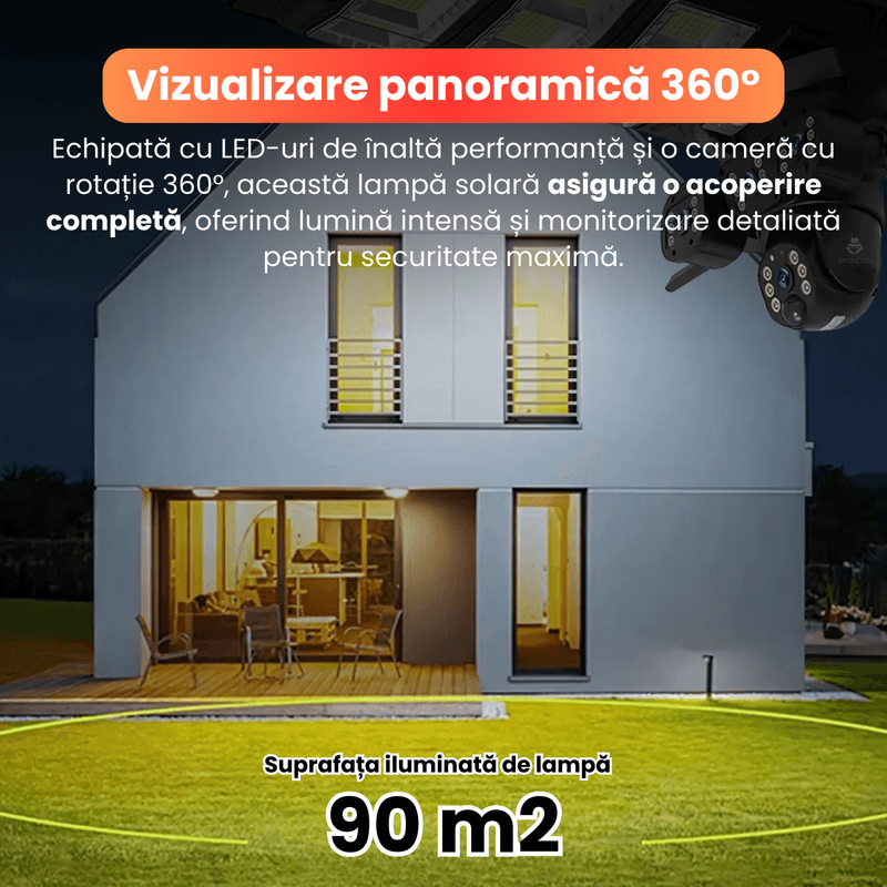 Casa si Gradina - Electrice - Smart Home - Camere de supraveghere - Camera de supraveghere, Q7, 12MP, panou solar integrat, conexiune 4G si Wi-Fi, viziune nocturna color, - Infinity.ro