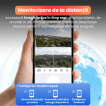 Casa si Gradina - Electrice - Smart Home - Camere de supraveghere - Camera de supraveghere, Q7, 12MP, panou solar integrat, conexiune 4G si Wi-Fi, viziune nocturna color, - Infinity.ro