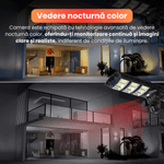 Casa si Gradina - Electrice - Smart Home - Camere de supraveghere - Camera de supraveghere, Q7, 12MP, panou solar integrat, conexiune 4G si Wi-Fi, viziune nocturna color, - Infinity.ro