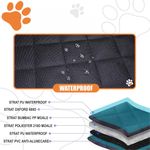 Petshop - Accesorii petshop - Alte accesorii petshop - Husa auto de protectie pentru transport animale, Linomag®, pentru caini si pisici, Impermeabila, Negru, 147 x 137 cm - Infinity.ro