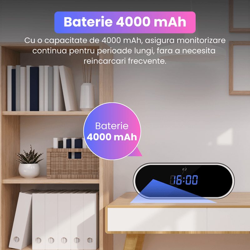 Laptop, Telefoane si Tablete - Wearables si gadgeturi - Gadgeturi - Dispozitive spionaj - Ceas cu camera ascunsa audio-video, WiFi, HD, night vision - 128 GB - Infinity.ro