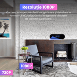 Laptop, Telefoane si Tablete - Wearables si gadgeturi - Gadgeturi - Dispozitive spionaj - Ceas cu camera ascunsa audio-video, WiFi, HD, night vision - 128 GB - Infinity.ro