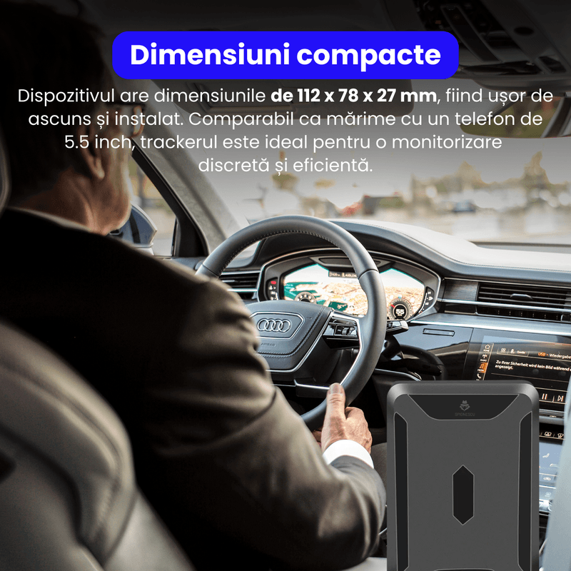 Laptop, Telefoane si Tablete - Wearables si gadgeturi - Gadgeturi - Dispozitive spionaj - Tracker GPS 4G cu magnet puternic, baterie 10.000 mAh, localizare in timp teal prin aplicatie, monitorizare audio - Infinity.ro