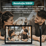 Laptop, Telefoane si Tablete - Wearables si gadgeturi - Gadgeturi - Dispozitive spionaj - Mini camera supraveghere, 1080P, detectie miscare, baterie 2600mAh, DIY, telecomanda wireless, inregistrare in bucla - Infinity.ro