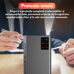 Laptop, Telefoane si Tablete - Wearables si gadgeturi - Gadgeturi - Dispozitive spionaj - Dispozitiv anti-inregistrare, tehnologie ultrasunete avansata, distorsionare sunete, autonomie 180 min, baterie 4000mAh - Infinity.ro