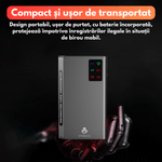 Laptop, Telefoane si Tablete - Wearables si gadgeturi - Gadgeturi - Dispozitive spionaj - Dispozitiv anti-inregistrare, tehnologie ultrasunete avansata, distorsionare sunete, autonomie 180 min, baterie 4000mAh - Infinity.ro