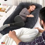 Casa si Gradina - Textile si covoare - Perne si pilote - Perne - Perna Gravide si Alaptare 3 in 1 Linomag®, Multifunctionala, Sustinere pentru Burta, Spate, Bebelus, Relaxare, Negru - Infinity.ro