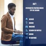 Casa si Gradina - Textile si covoare - Perne si pilote - Perne - Perna Ortopedica Sezut Linomag®, spuma memorie, gel racoritor, suport coccis, husa velur, Bleumarin - Infinity.ro