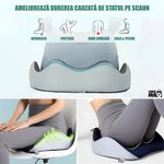 Casa si Gradina - Textile si covoare - Perne si pilote - Perne - Perna Ortopedica sezut Linomag® pentru birou/masina, spuma memorie, suport coccis, Albastru inchis - Infinity.ro