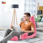 Casa si Gradina - Textile si covoare - Perne si pilote - Perne - Perna pentru Citit cu Cotiere, Suport pentru Cap/Gat Detasabil, Linomag®, 2 x Buzunare Laterale, Roz, 91.5x75cm - Infinity.ro
