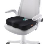 Casa si Gradina - Textile si covoare - Perne si pilote - Perne - Set 2 Perne Ortopedice Linomag®, Perna lombara completa & Perna sezut suport coccis din spuma cu memorie, Negru - Infinity.ro