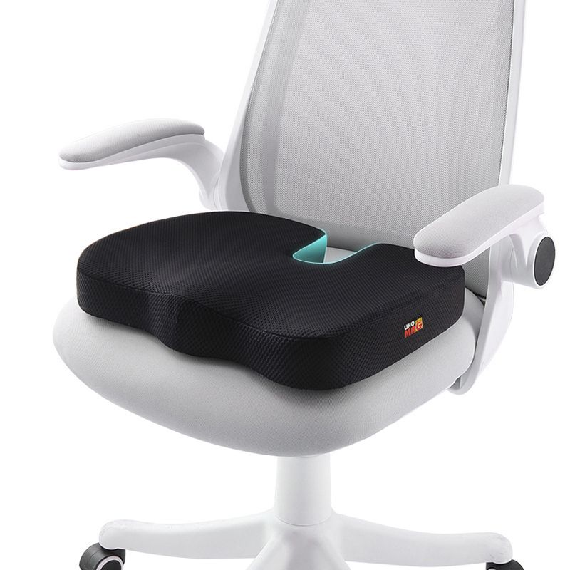 Casa si Gradina - Textile si covoare - Perne si pilote - Perne - Set 2 Perne Ortopedice Linomag®, Perna lombara completa & Perna sezut suport coccis din spuma cu memorie, Negru - Infinity.ro