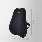 Casa si Gradina - Textile si covoare - Perne si pilote - Perne - Set 2 Perne Ortopedice Linomag®, Perna lombara completa & Perna sezut suport coccis din spuma cu memorie, Negru - Infinity.ro