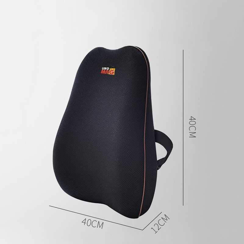 Casa si Gradina - Textile si covoare - Perne si pilote - Perne - Set 2 Perne Ortopedice Linomag®, Perna lombara completa & Perna sezut suport coccis din spuma cu memorie, Negru - Infinity.ro