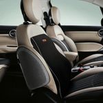 Casa si Gradina - Textile si covoare - Perne si pilote - Perne - Perna lombara completa Linomag, Suport lombar pentru scaun de birou sau masina, Spuma cu memorie, Negru, 44 x 40 x 13cm - Infinity.ro