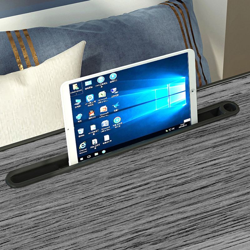 Laptop, Telefoane si Tablete - Laptopuri si accesorii - Accesorii Laptop - Standuri/Coolere notebook - Stand laptop tip masuta Linomag®, reglabil, pliabil, suport carte/tableta, sertar, 60x40cmx27cm, Negru/Gri - Infinity.ro